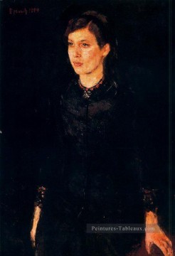  Munch Peintre - soeur Inger 1884 Edvard Munch